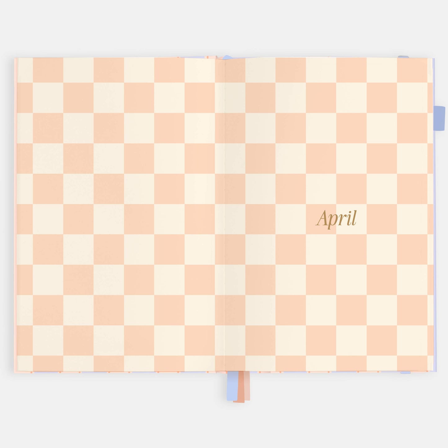 2026 Powder Stripe A5 Academic Vertical Planner