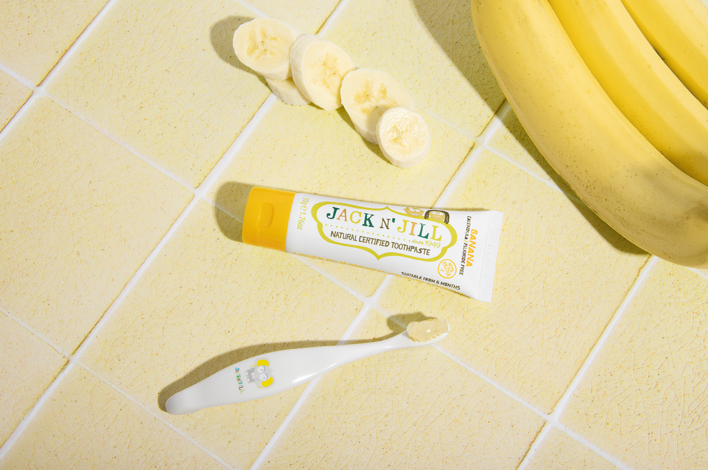 Jack N' Jill Natural Certified Toothpaste Banana 50g