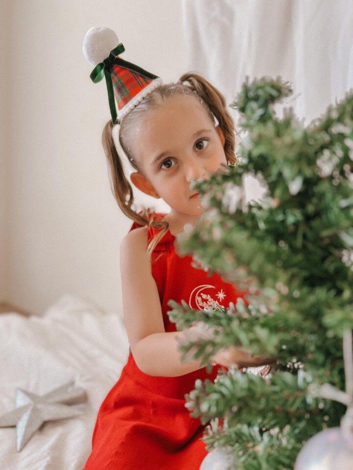 Plaid Christmas Hat