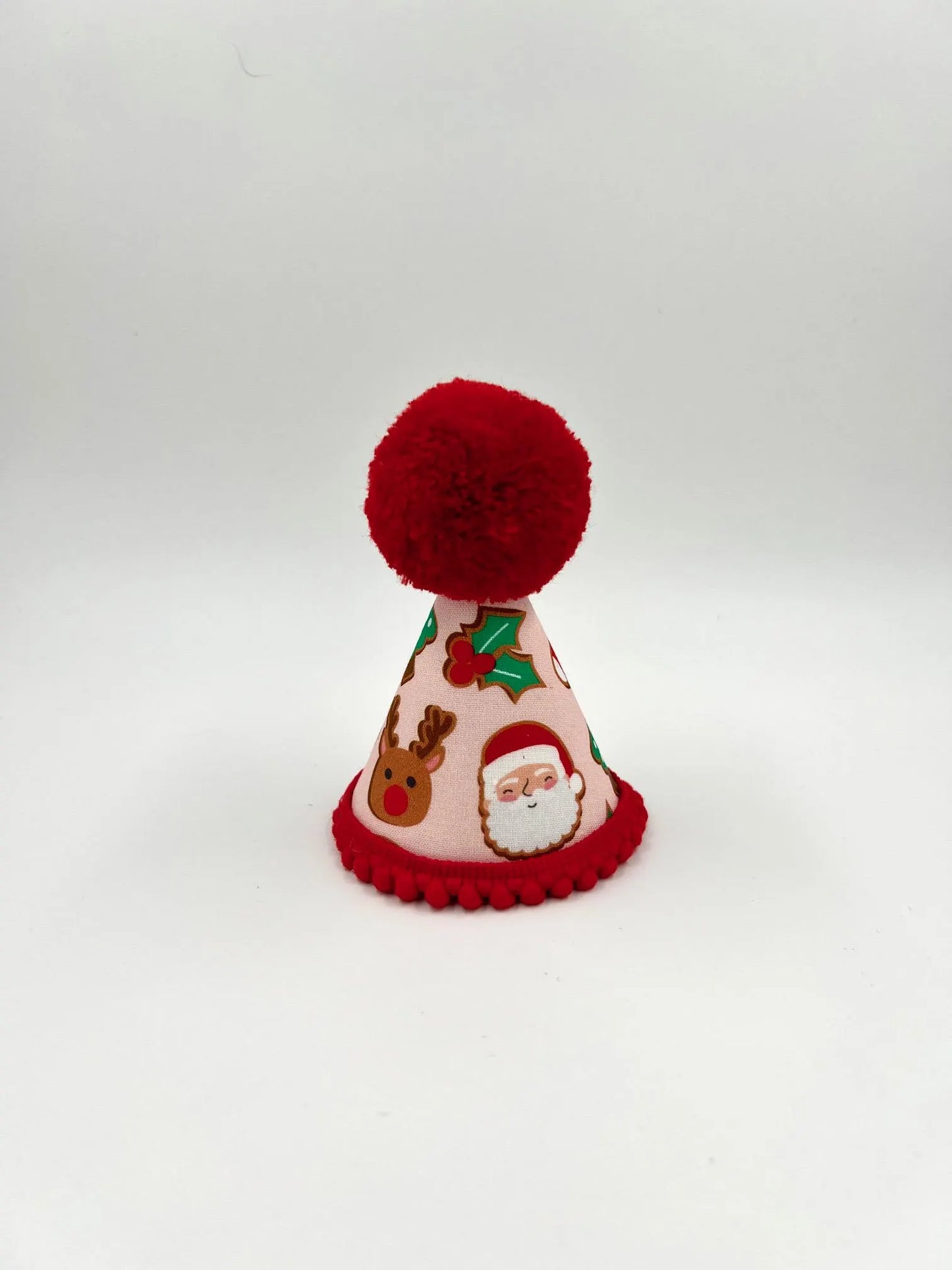 Pink Santa (Red Trim) Christmas Hat