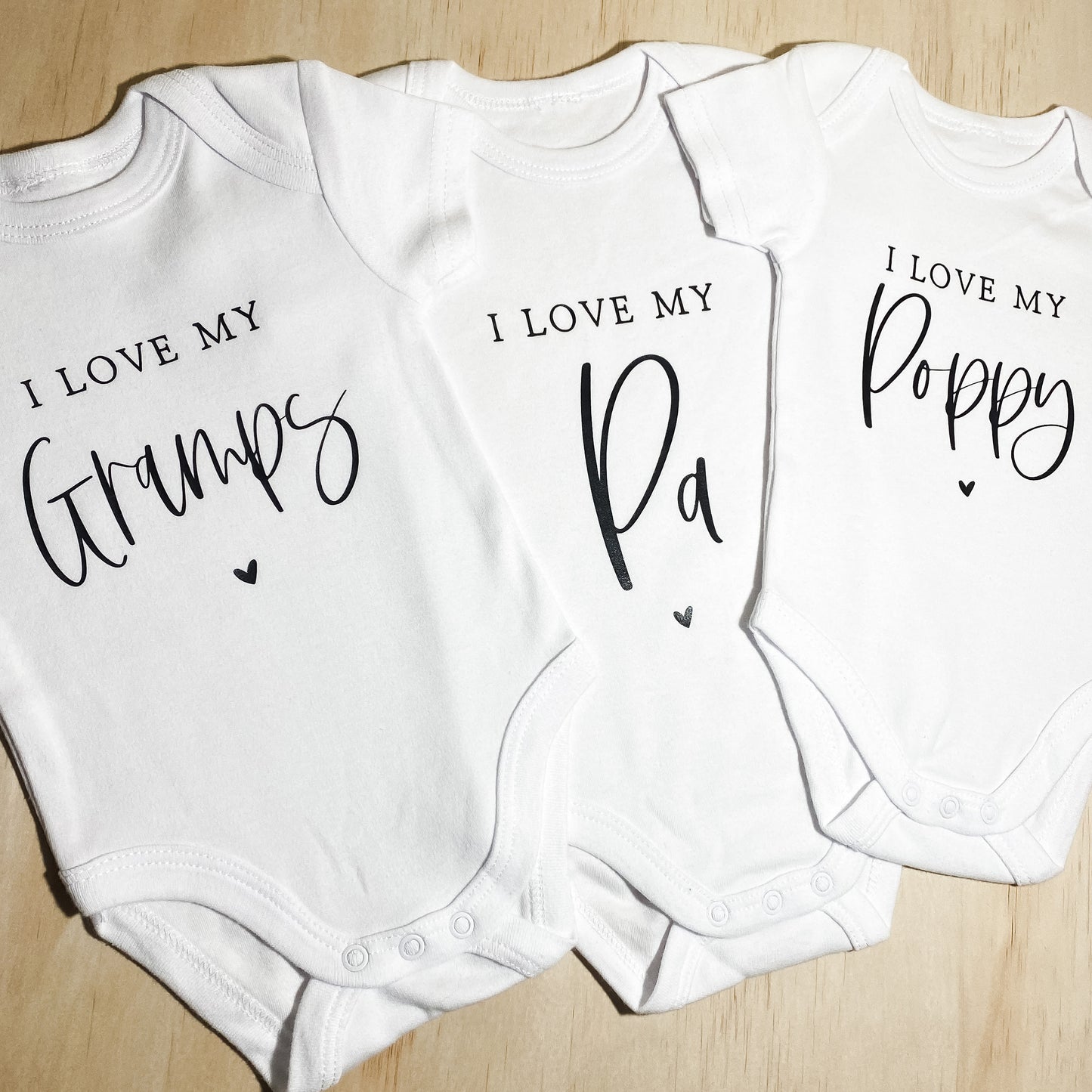 Customised ' I love my Daddy' Father's Day Onesie