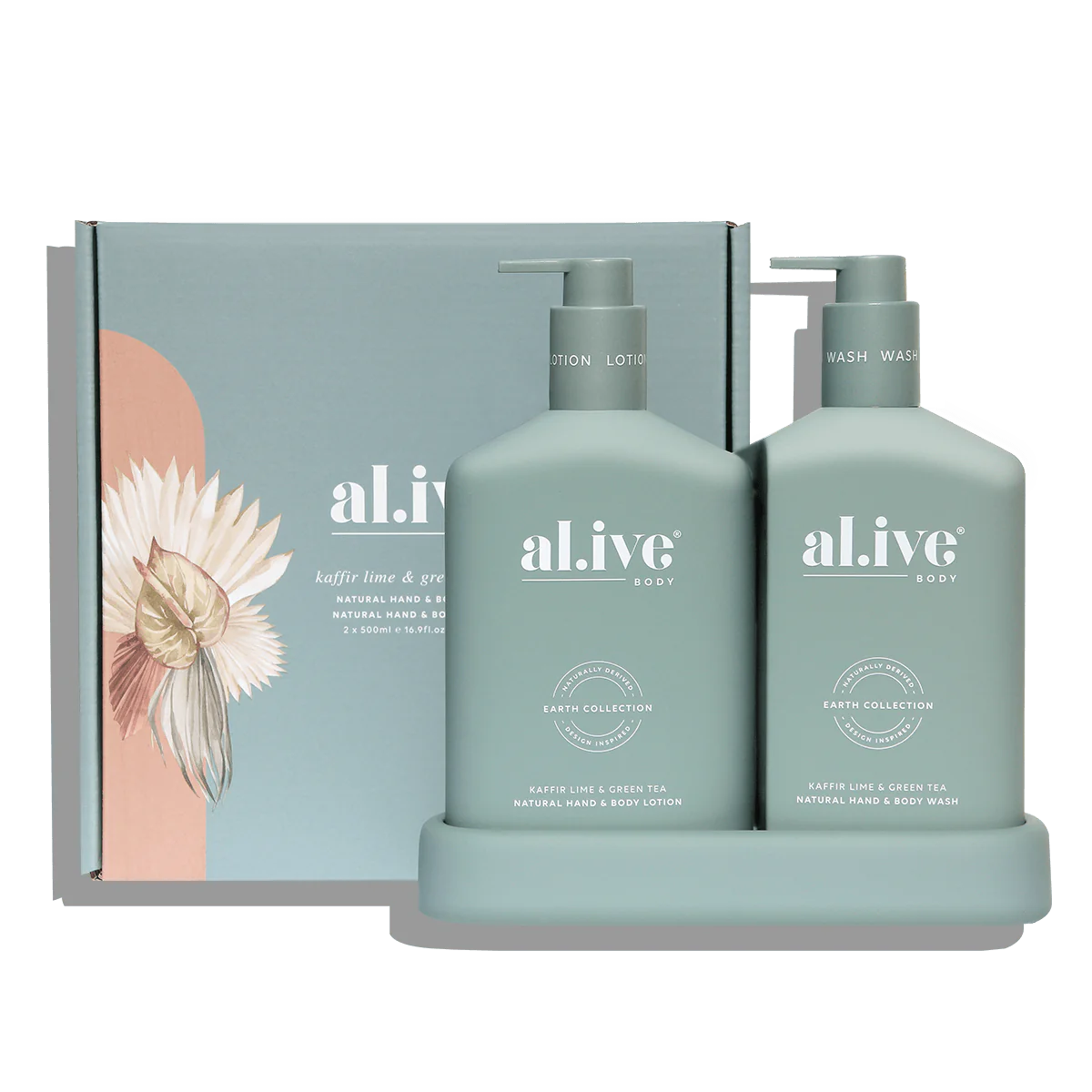 al.ive Hand & Body Wash Duo - Kaffir Lime & Green Tea