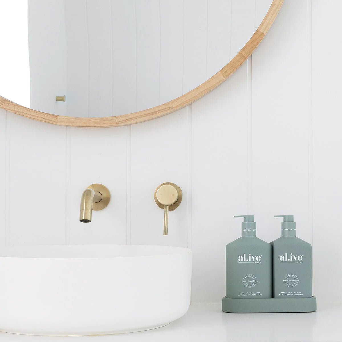 al.ive Hand & Body Wash Duo - Kaffir Lime & Green Tea