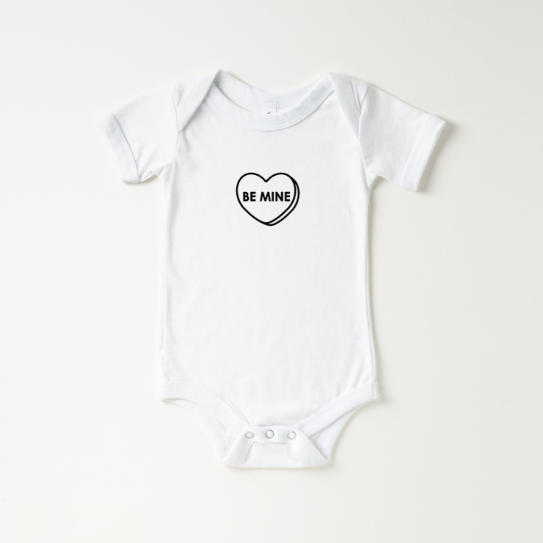 'Be Mine' Valentines Day Onesie