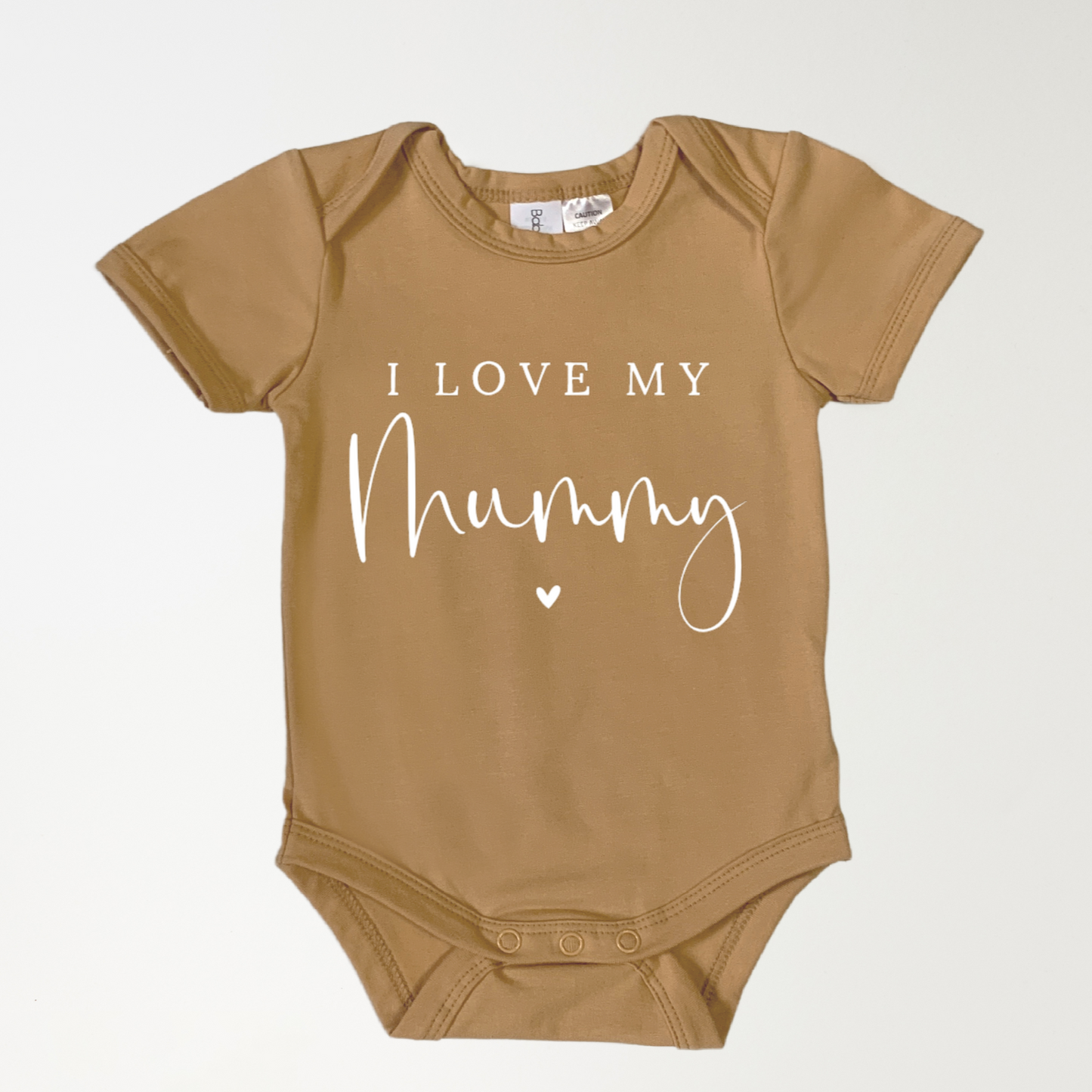 Customised 'I Love My…' Family member baby Onesies