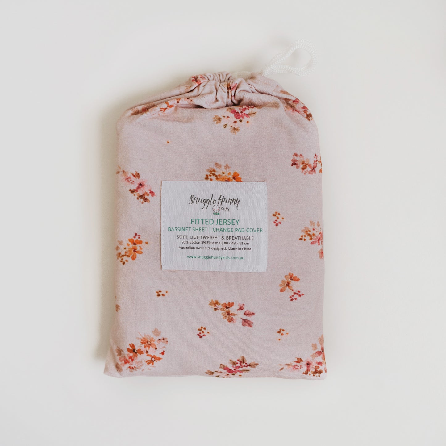 Esther Fitted Jersey Bassinet Sheet/Change Pad Cover