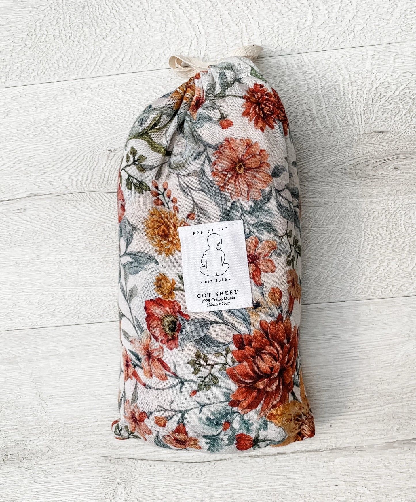 Le Piccadilly Muslin Cot Sheet