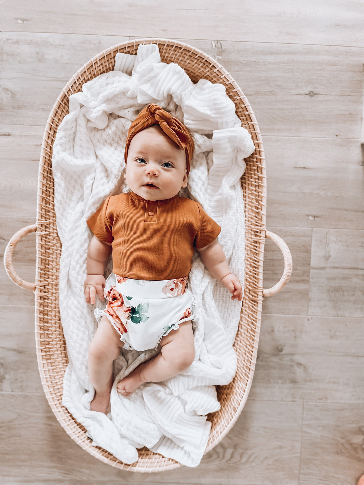 Chestnut Ribbed Topknot Headband