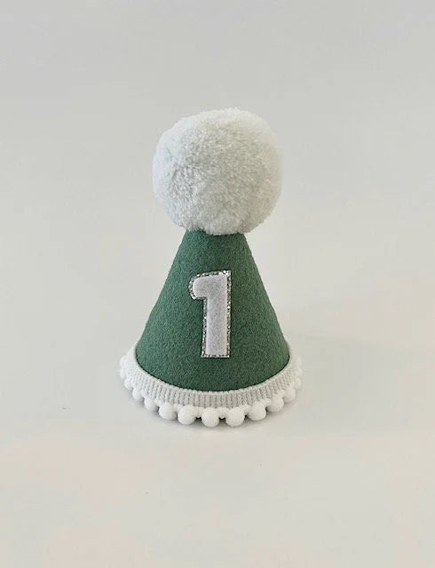 Green felt Birthday Party Hat