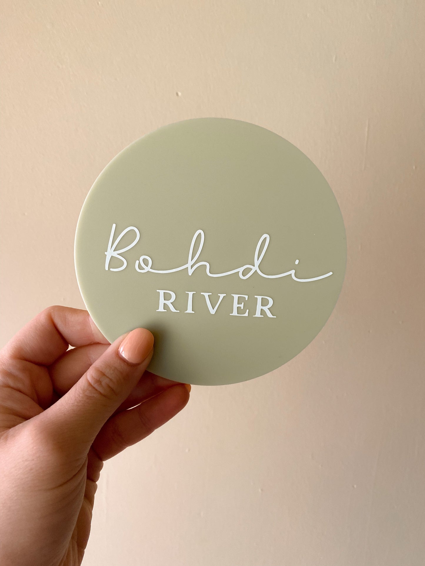 Baby Name Announcement Disc
