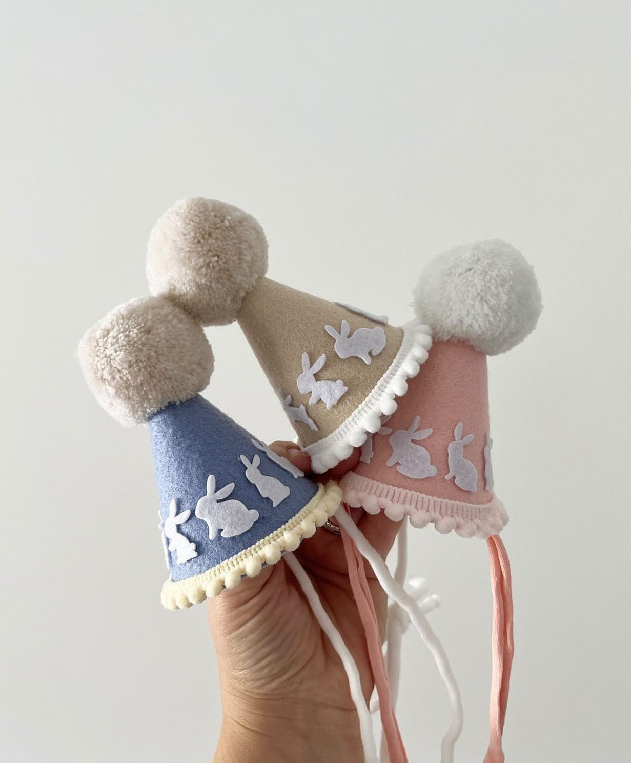 Bunny Party Hat - Blush