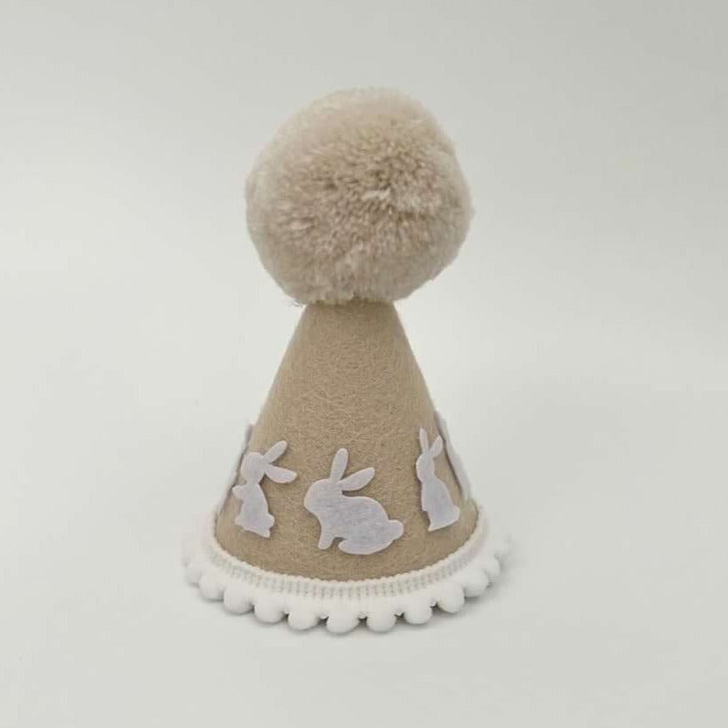 Bunny Party Hat - Beige