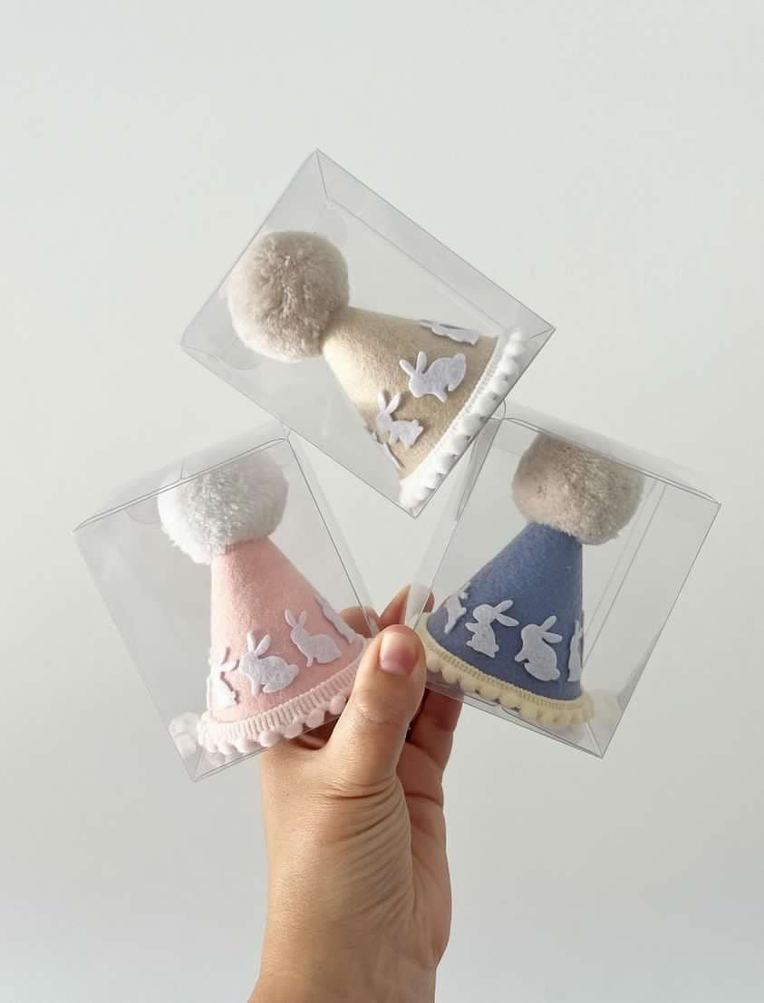 Bunny Party Hat - Blush
