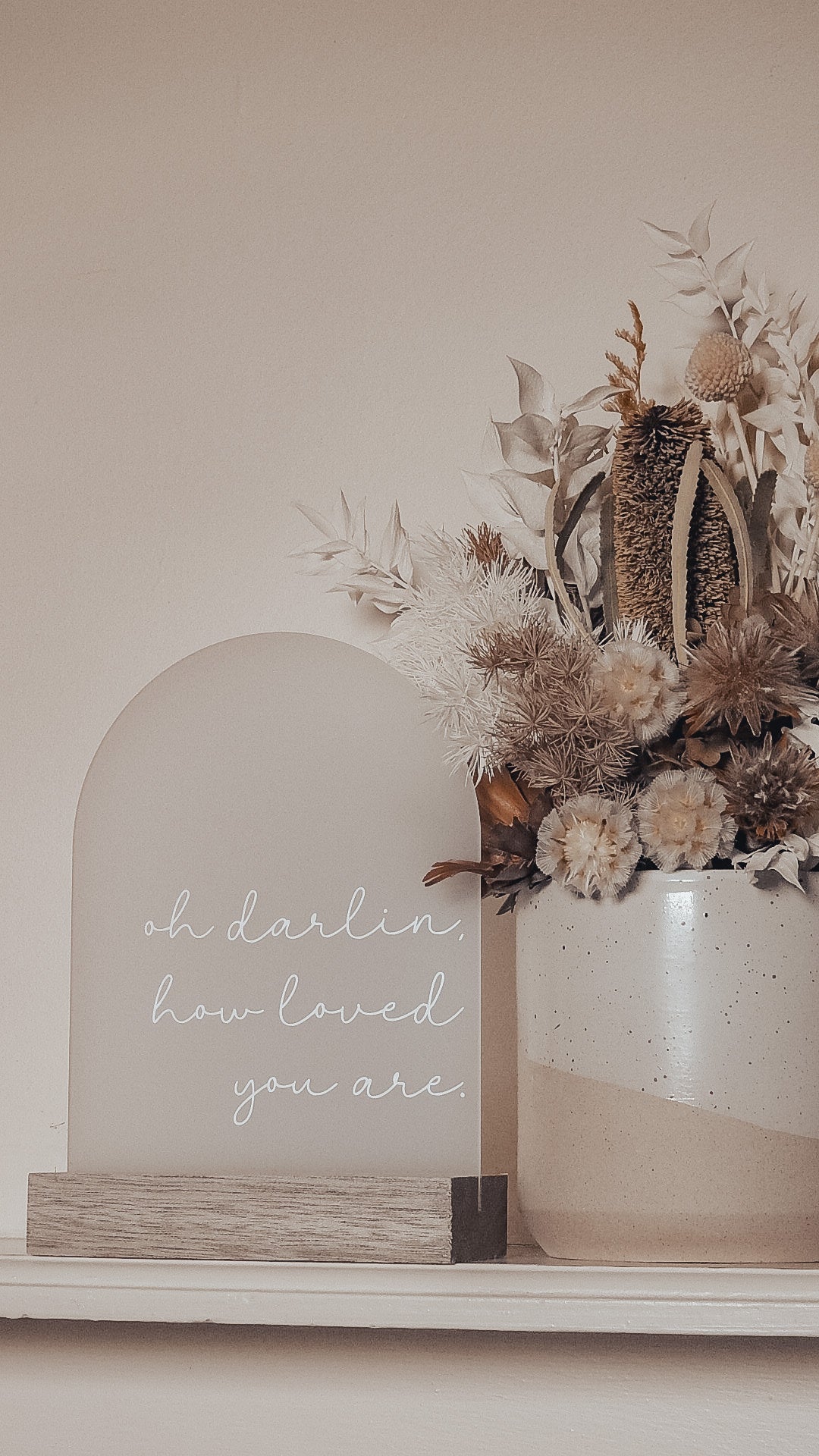 Oh Darlin Plaque