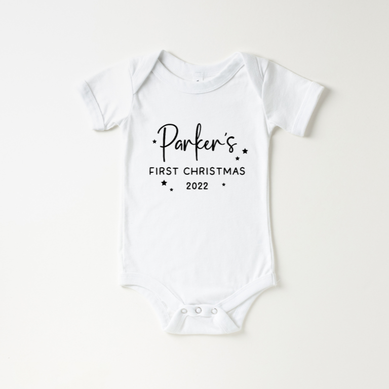 Customised First Christmas Onesie
