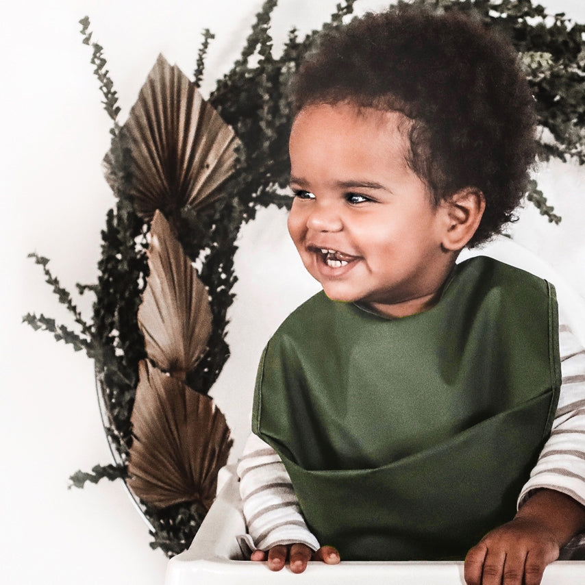 Olive Waterproof Bib