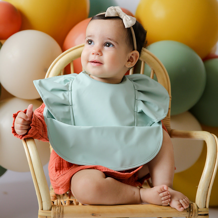 Sage Frill Waterproof Bib
