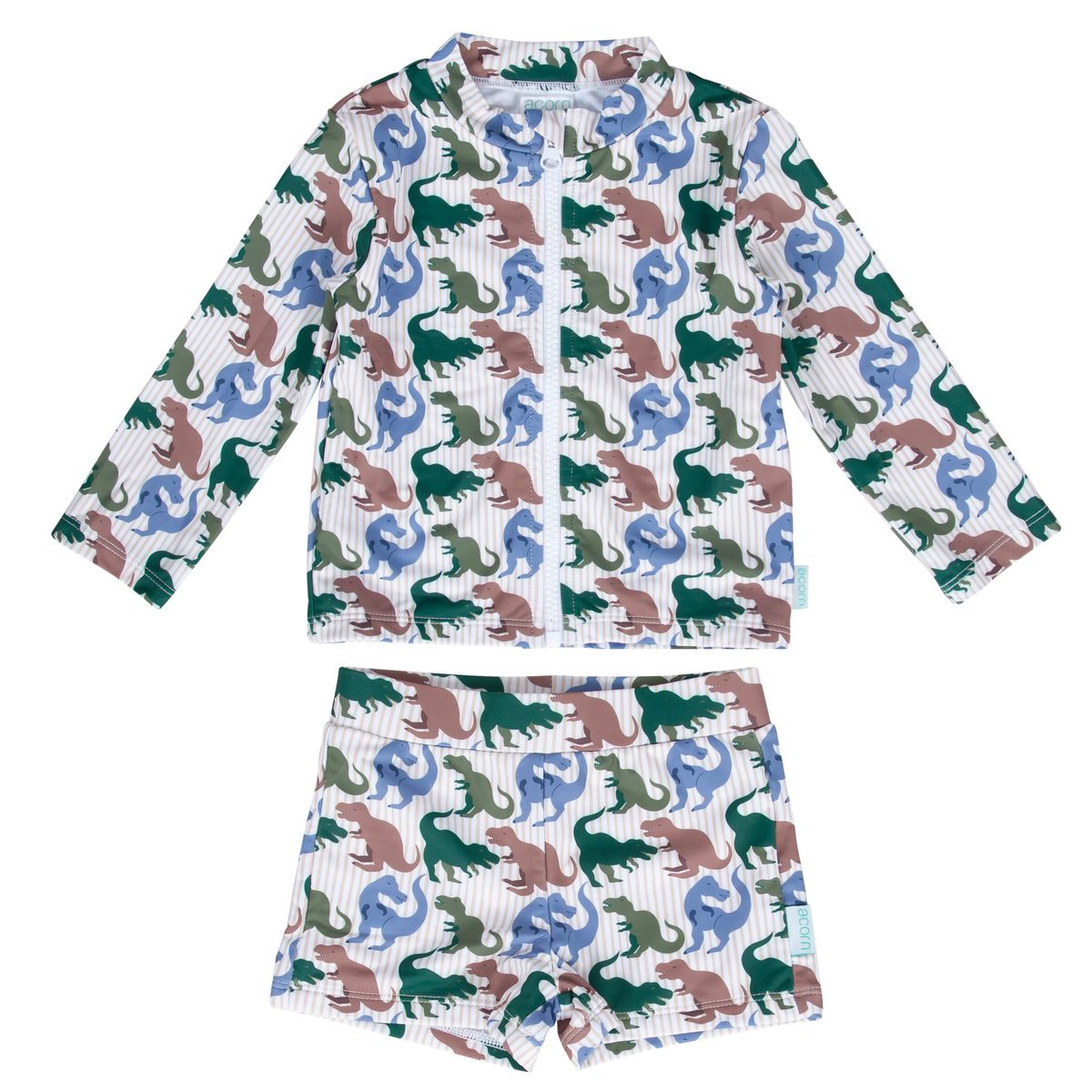 T-Rex UPF50+ Zip Rashie Top and Shorts