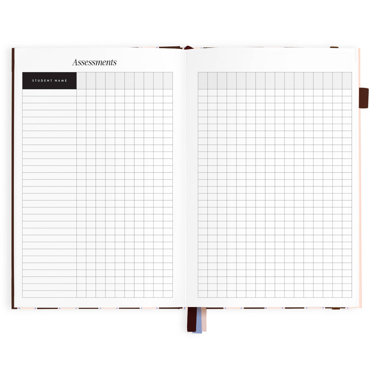 Fox & Fallow - 2027 Chocolate Stripe A5 Academic Planner
