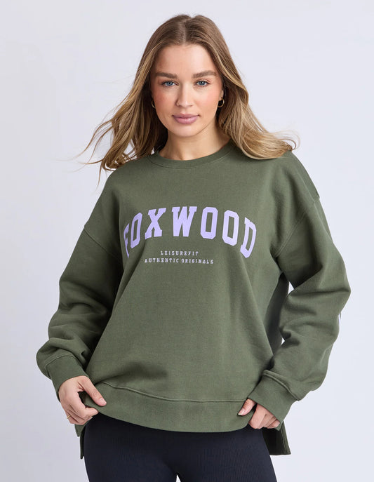 Interval Crew Khaki With Lilac
