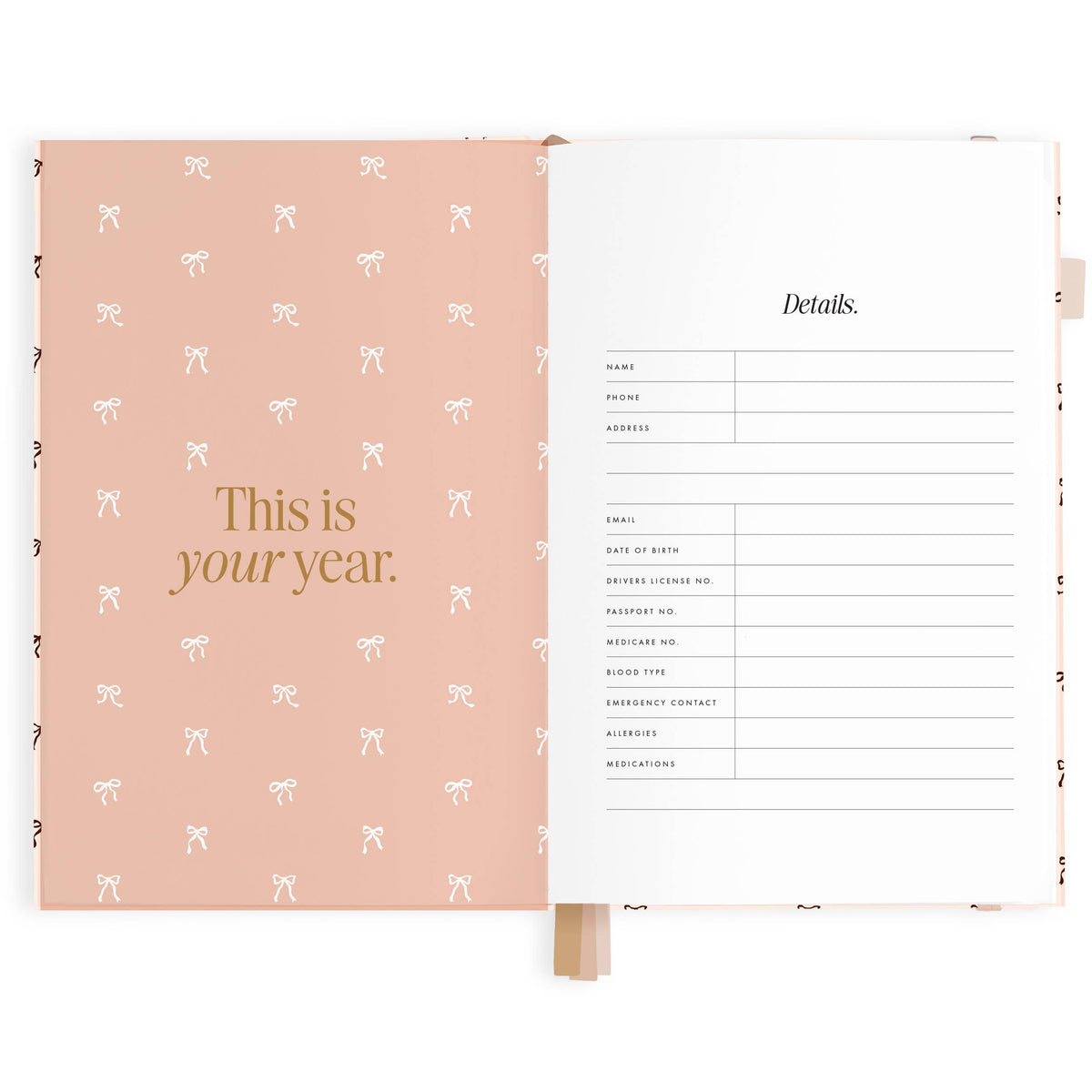 Fox & Fallow - 2027 French Bows A5 Vertical Planner