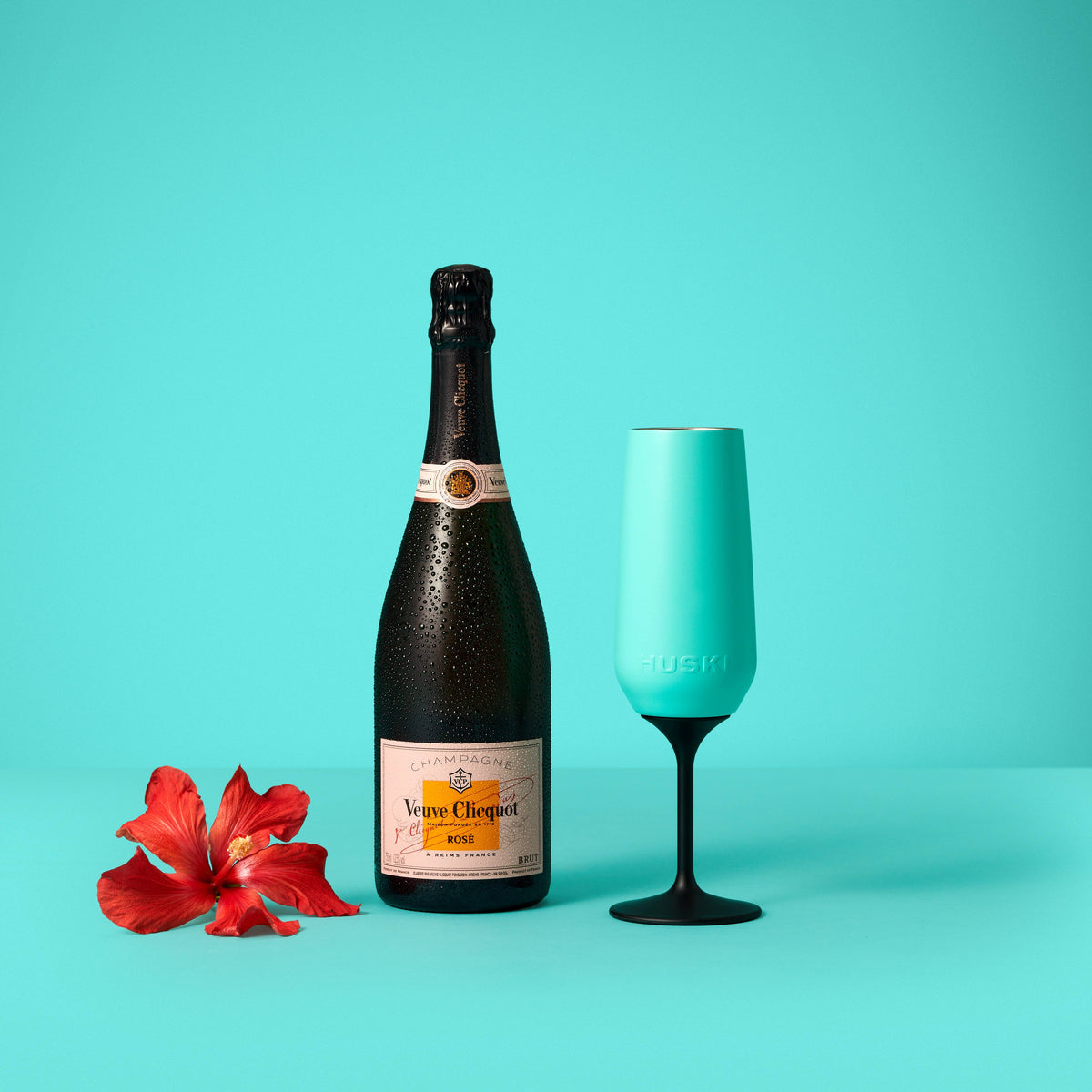 Huski Champagne Flute - Turquoise (Limited Release)