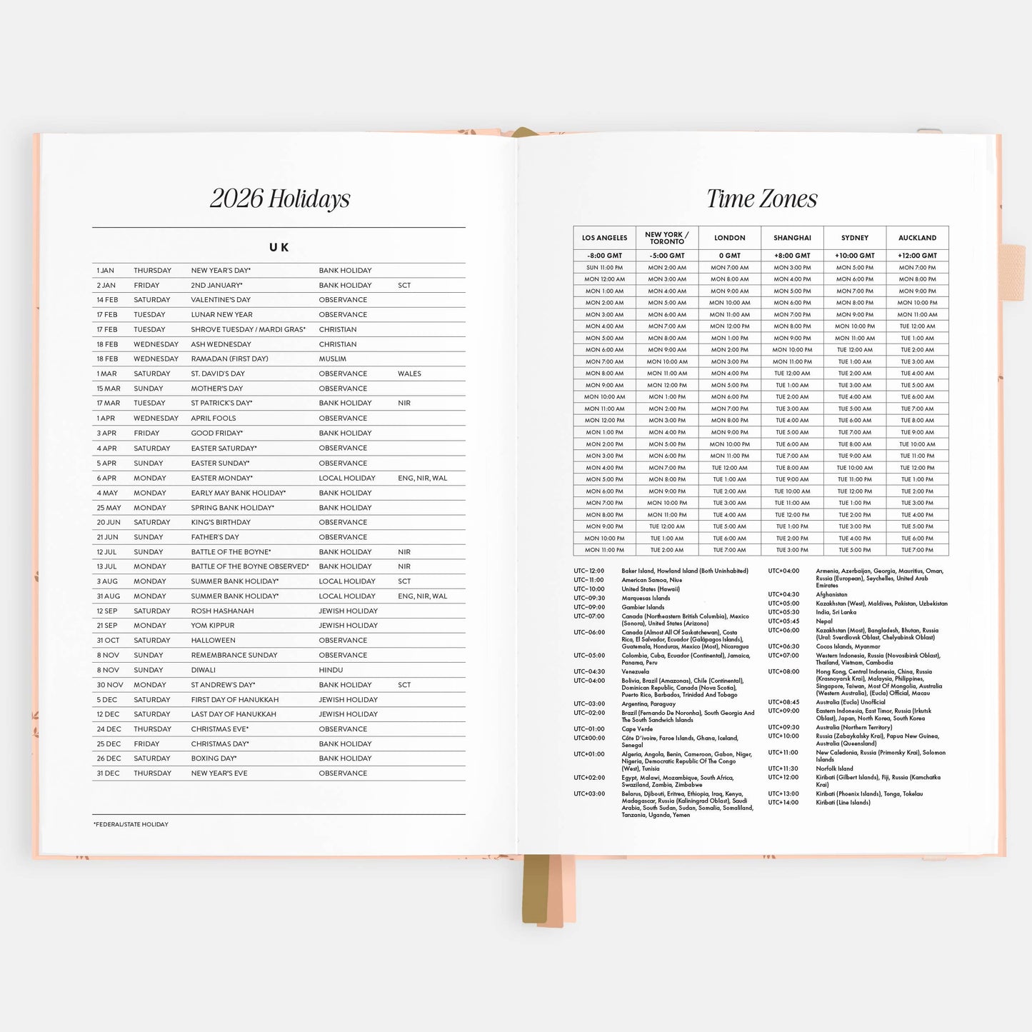 2026 Wild Ruscus A5 Vertical Planner