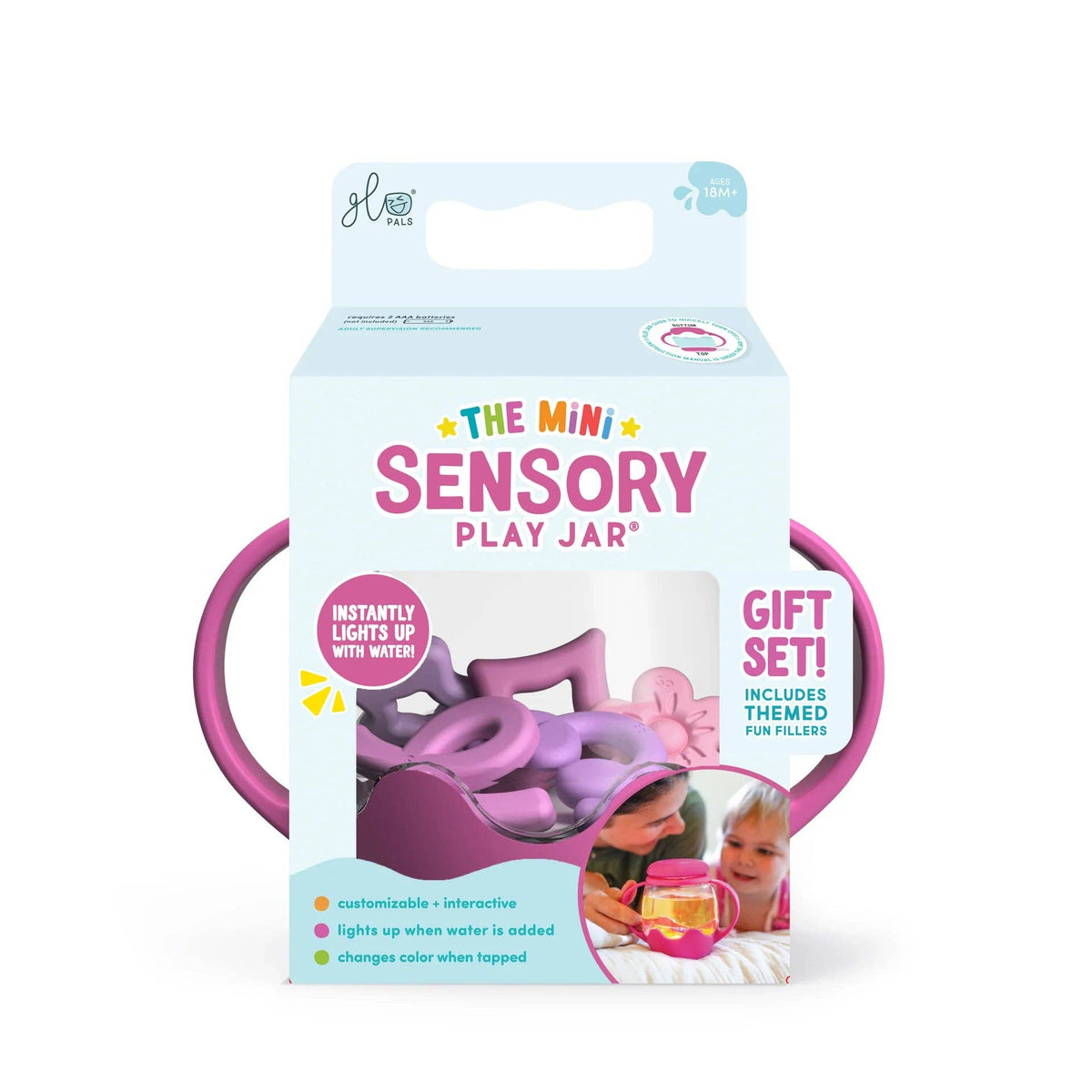 Jellystone Designs - Mini Sensory Play Jar® Gift Set - PINK Gumdrop