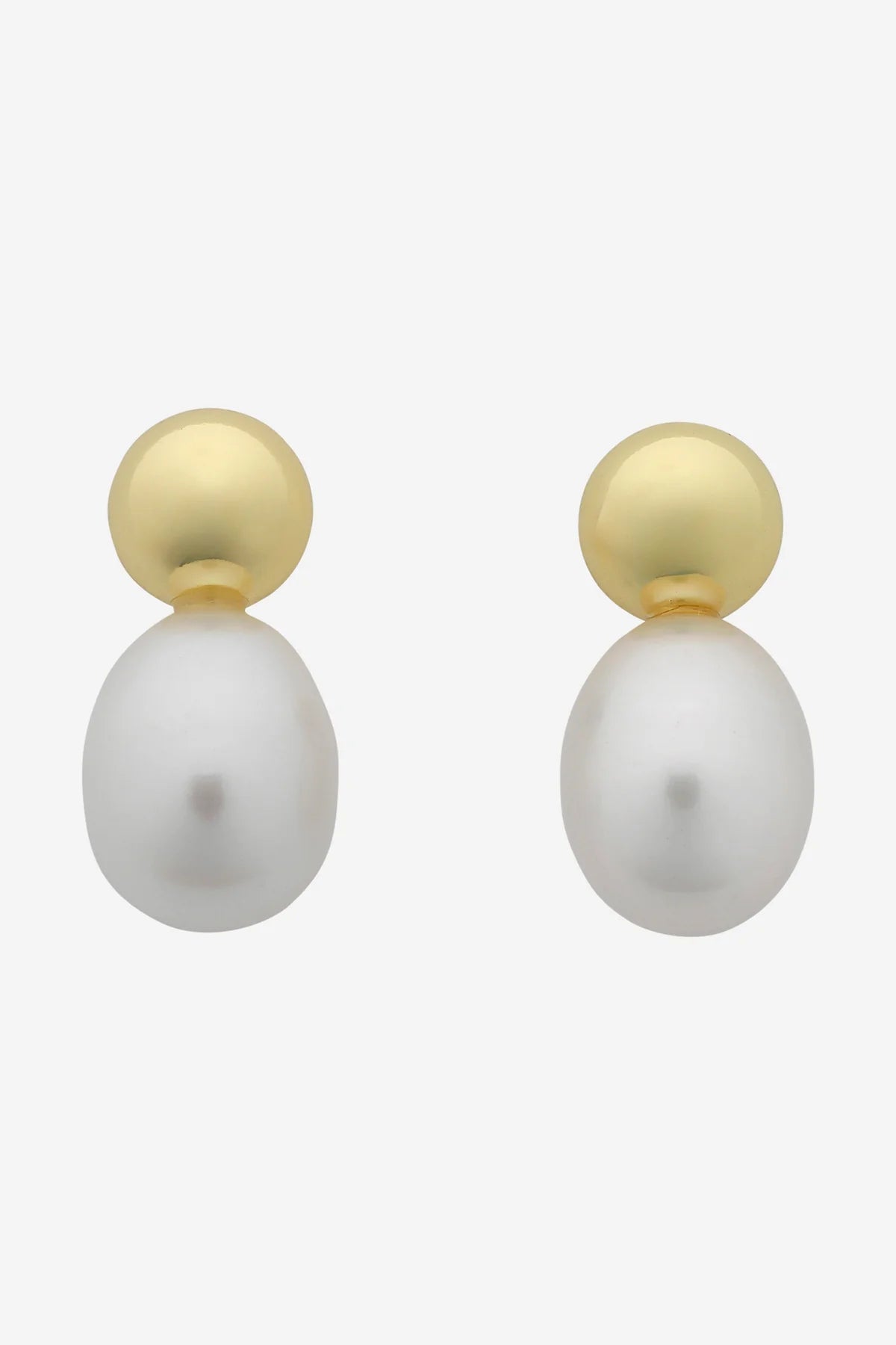 COVE GOLD PEARL EARRING