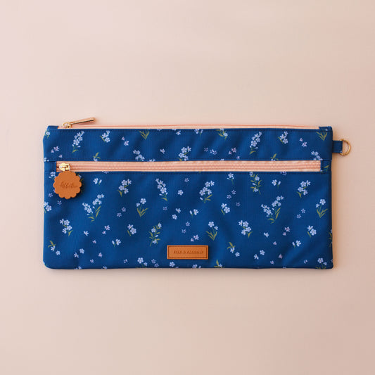 Forget Me Not Large Pencil Case