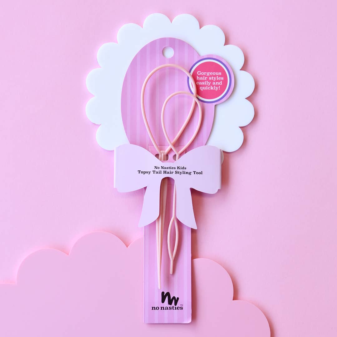 Topsy Tail Hair Styling Tool Pink