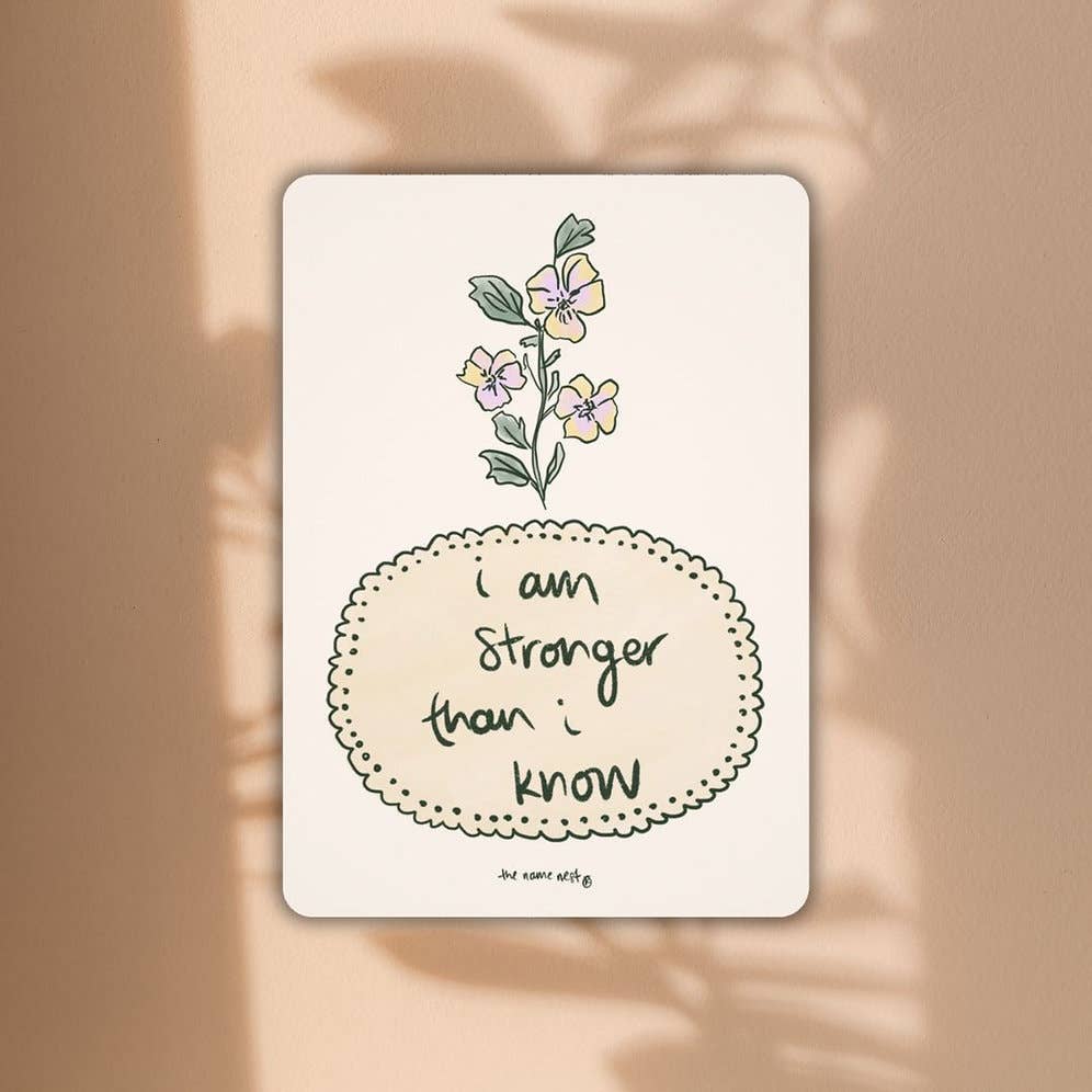 The Name Nest Fertility affirmation cards