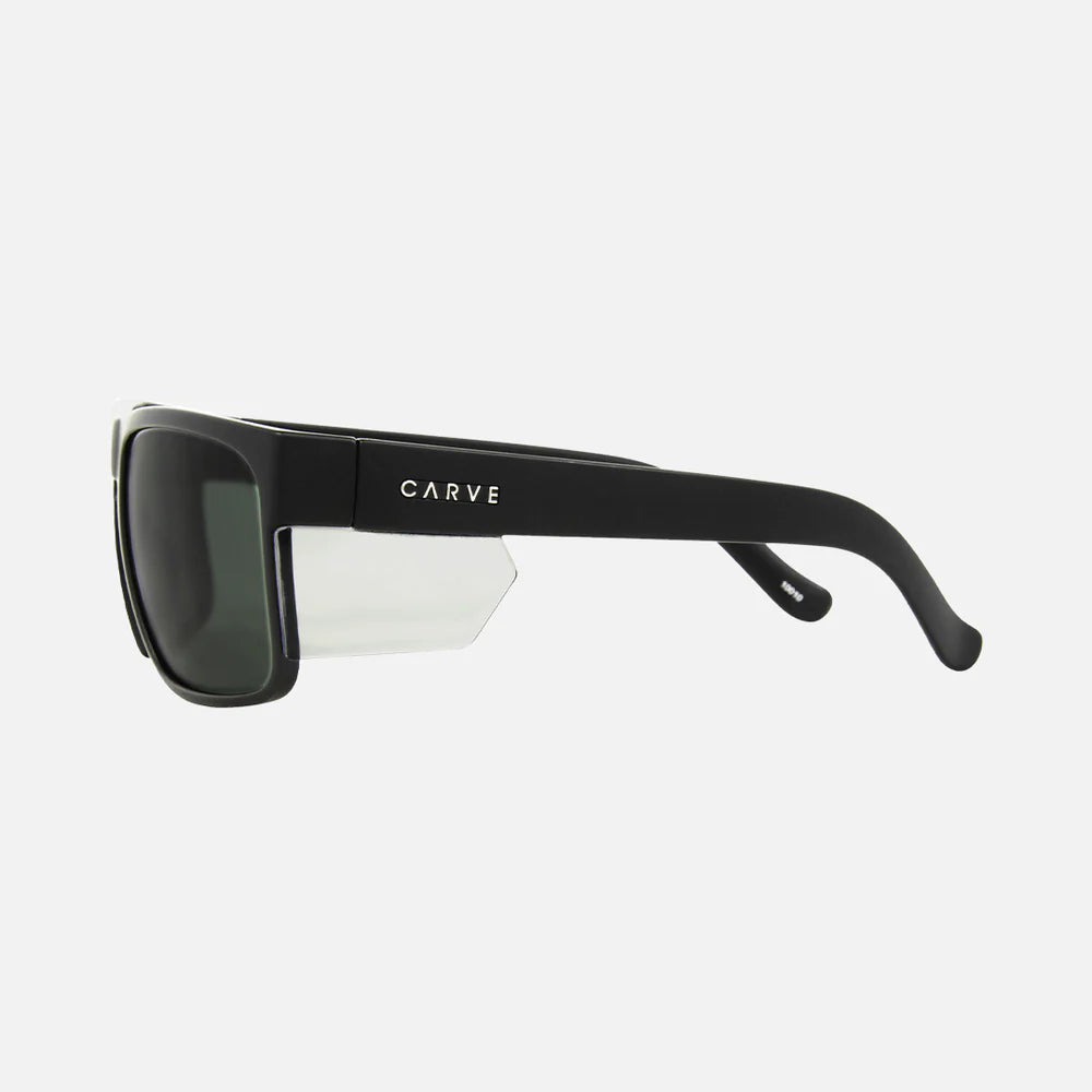 VENDETTA SAFETY MATT BLACK- GREY LENS