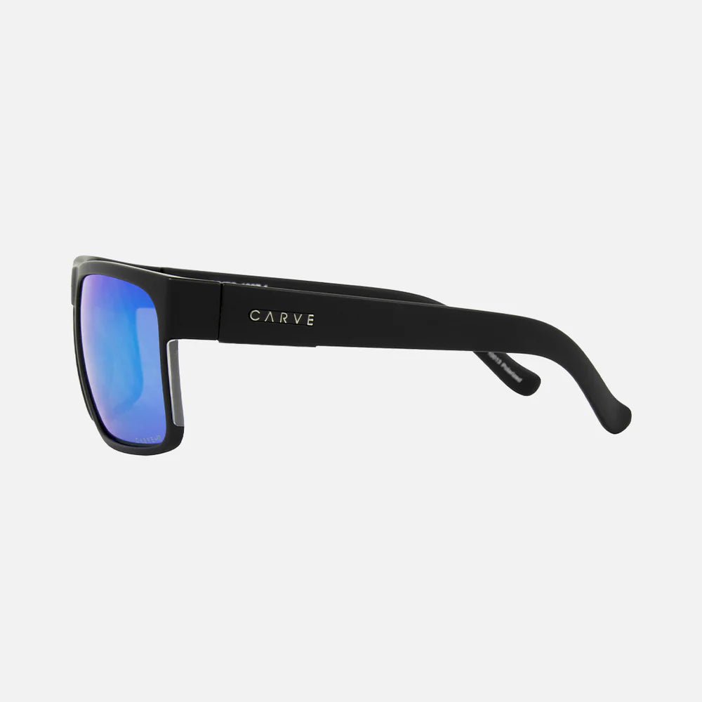 VENDETTA SAFETY MATT BLACK- GREY POLARIZED BLUE IRIDIUM