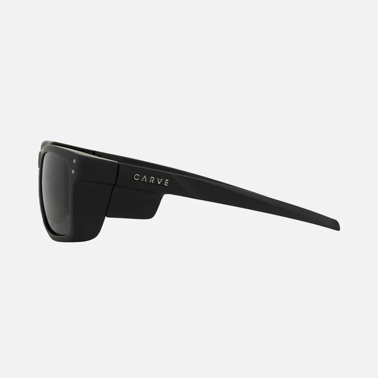 SMOKO SAFETY MATT BLACK- GREY POLARIZED LENS