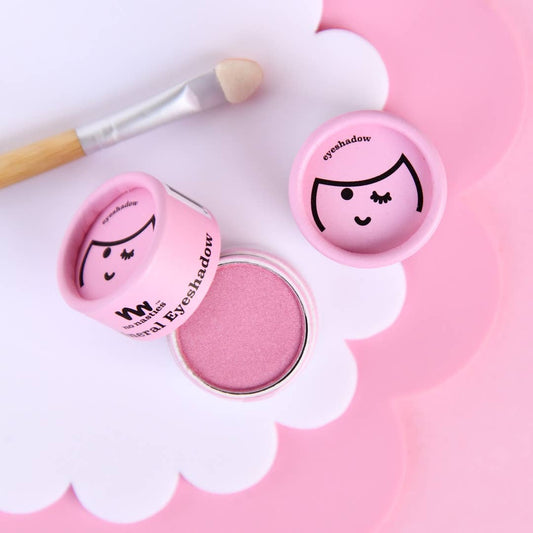 Kids Eco Natural Pressed Eyeshadow & Blush: Pink Eyeshadow