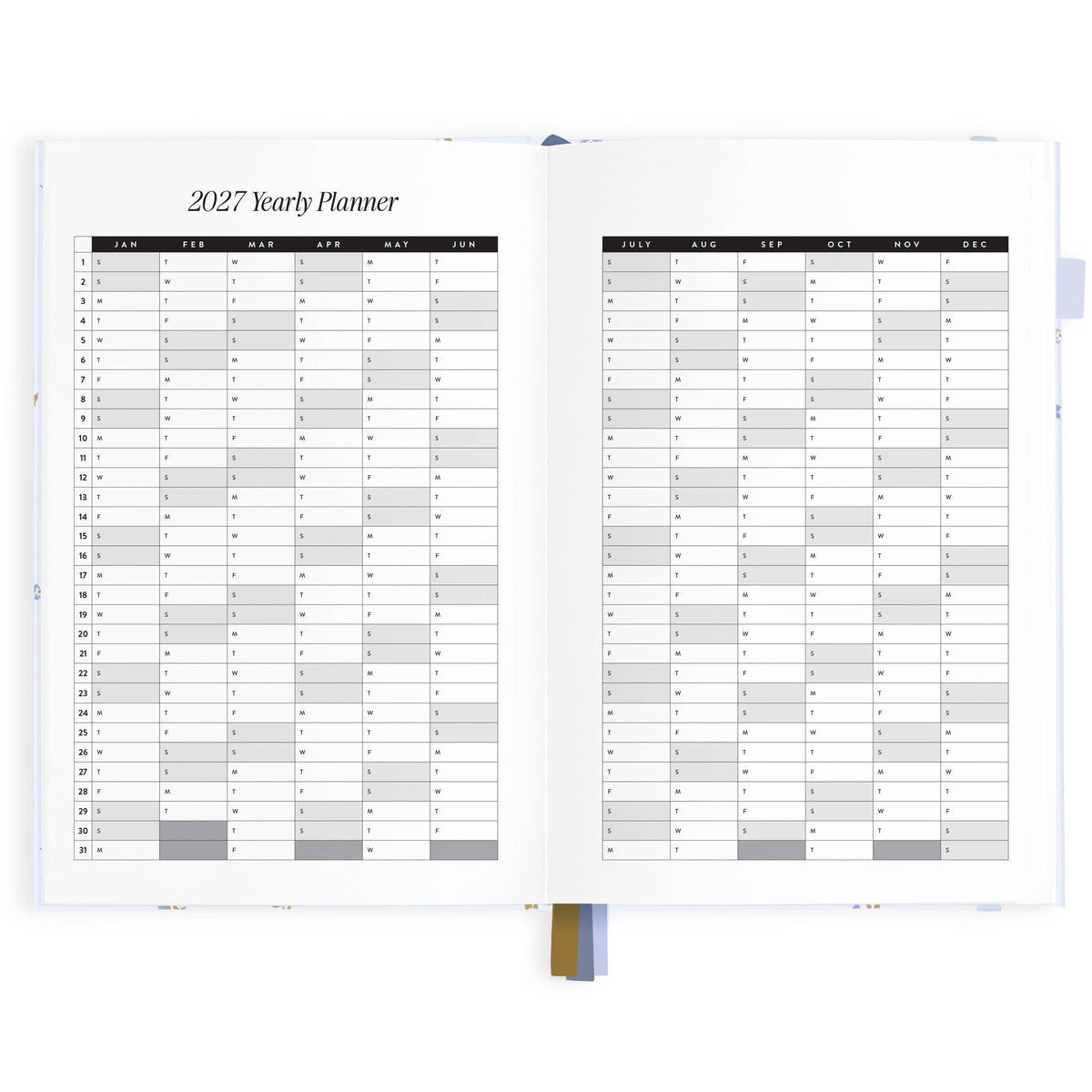 Fox & Fallow - 2027 Cornflower A5 Horizontal Planner