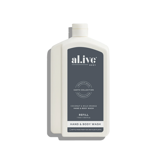 Coconut & Wild Orange Wash 1L Refill