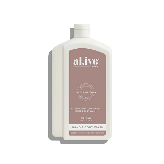 Raspberry Blossom & Juniper Wash 1L Refill