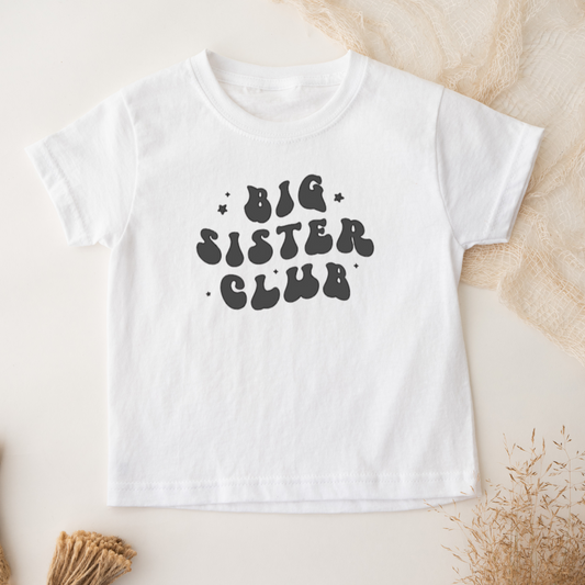 Big Sister Club Announcement T-shirt