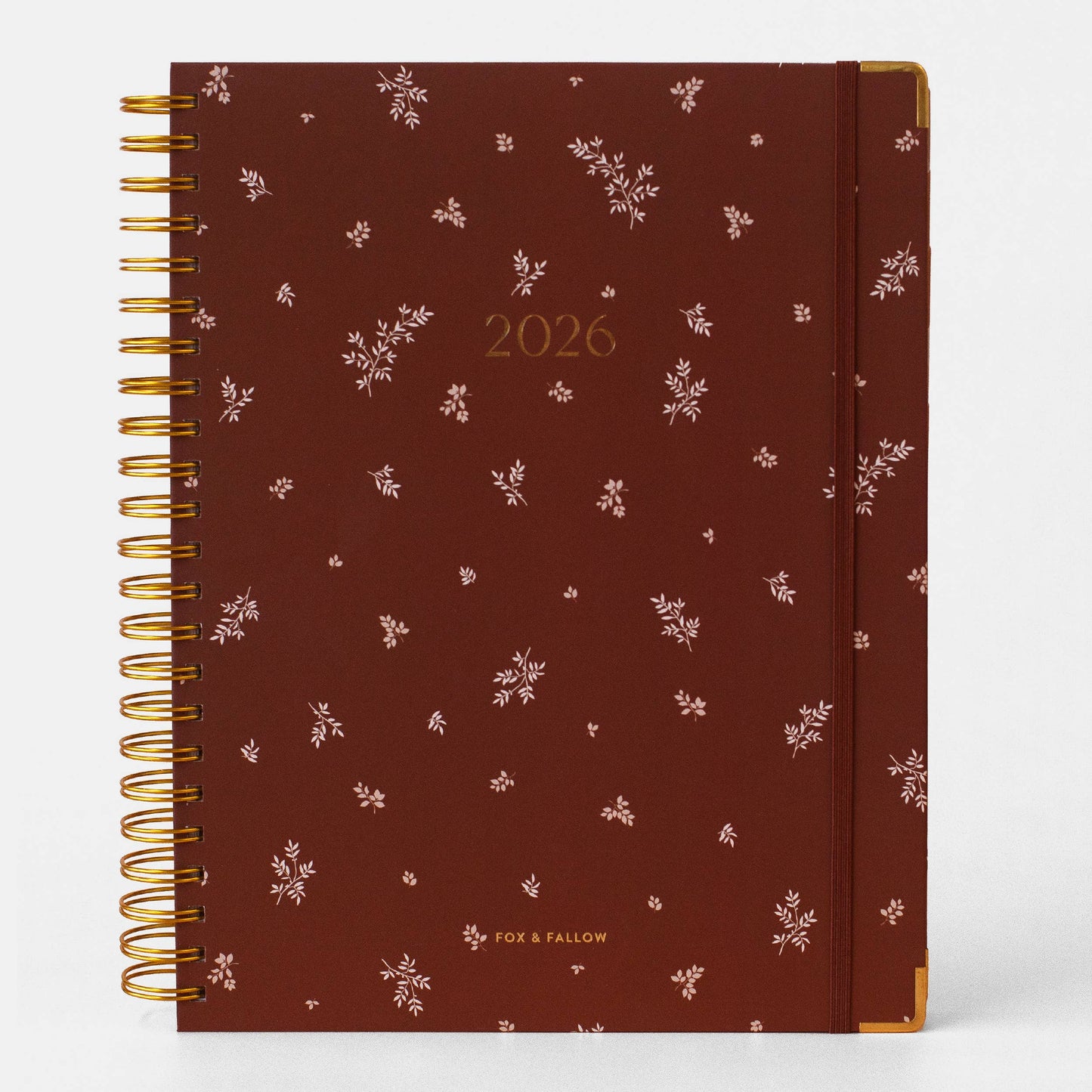 2026 Raspberry A4 Academic Vertical Spiral Planner