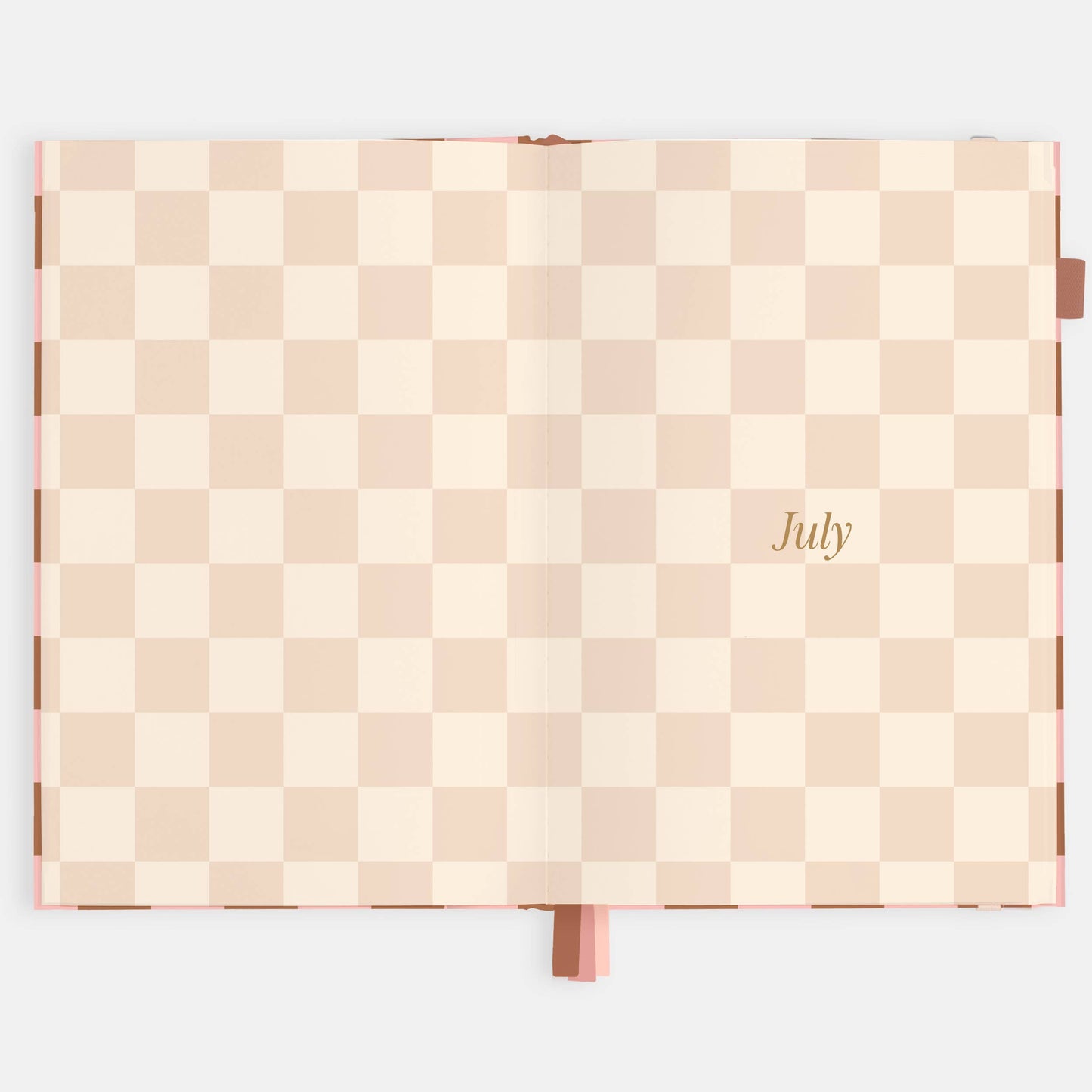 2026 Rose Check A5 Vertical Planner