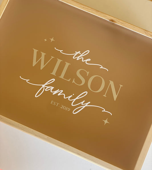 Personalised Wooden Christmas Boxes