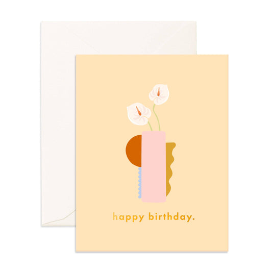 Birthday Tailflower Greeting Card