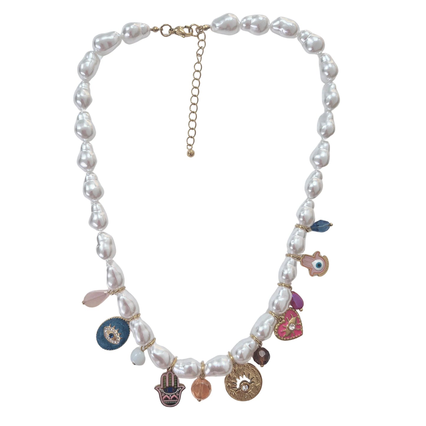 Pearl Charm Necklace