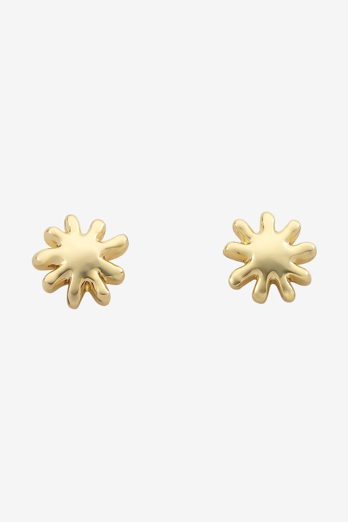 PETITE SUN GOLD EARRING