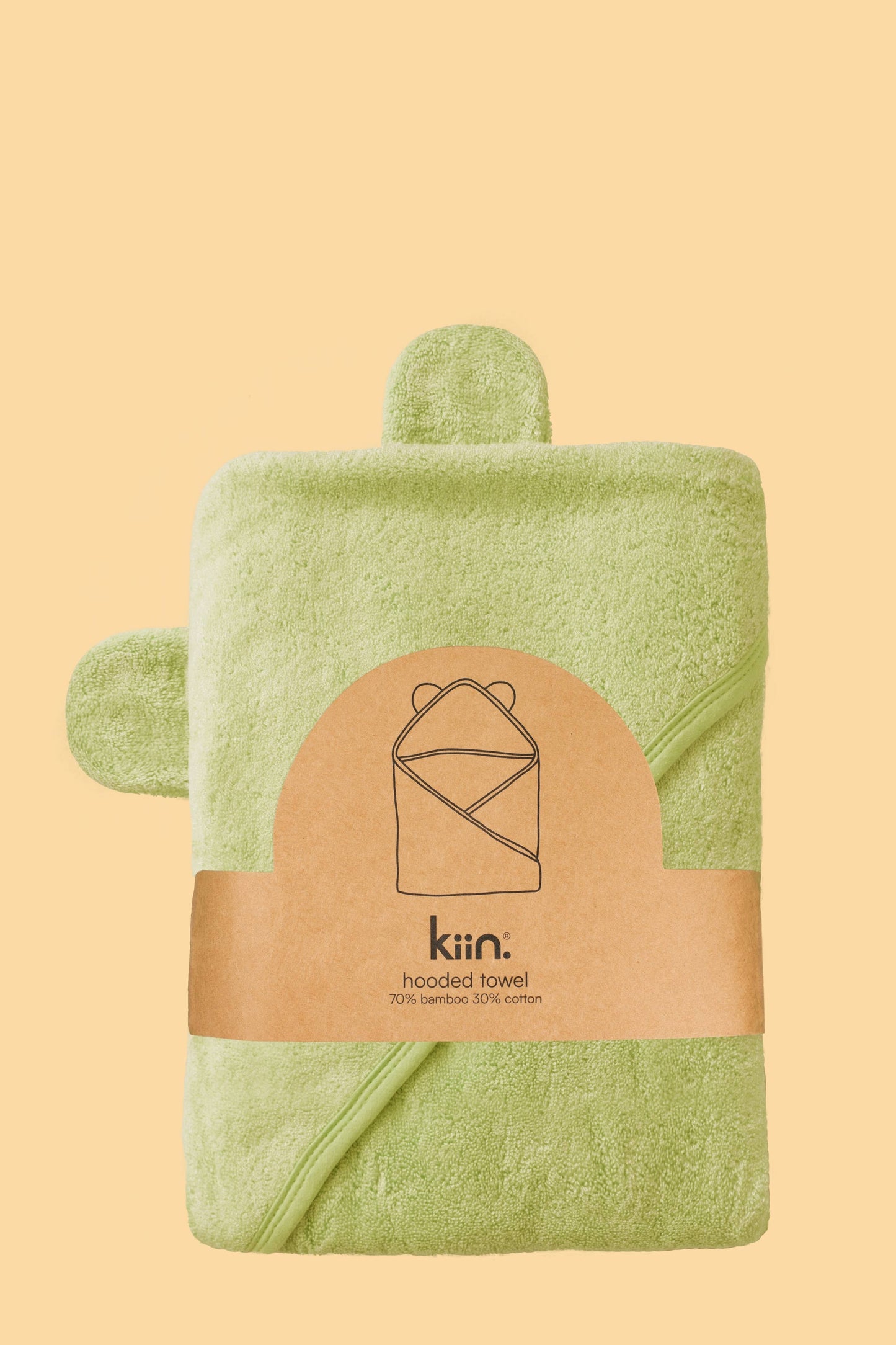 Hooded Towel: Buttercup