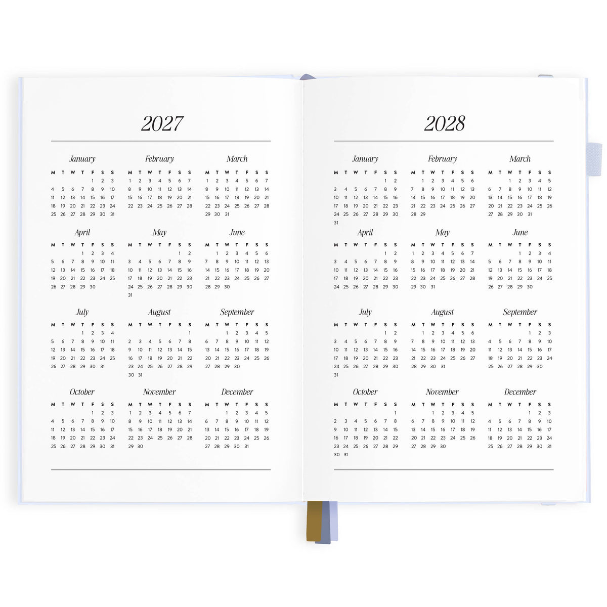 Fox & Fallow - 2027 Powder A5 Vertical Planner