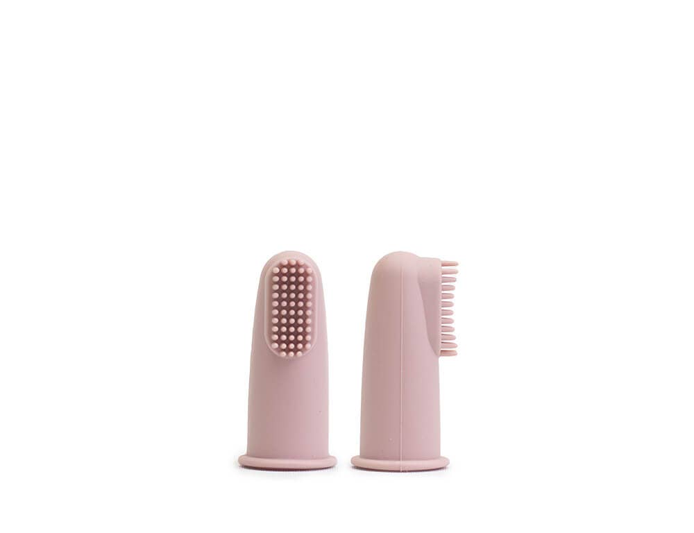 Silicone Finger Toothbrush & Case - Sage