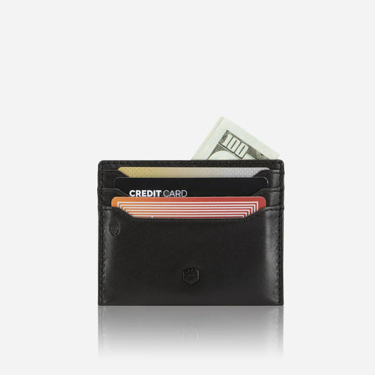 Leather Card Holder - Black